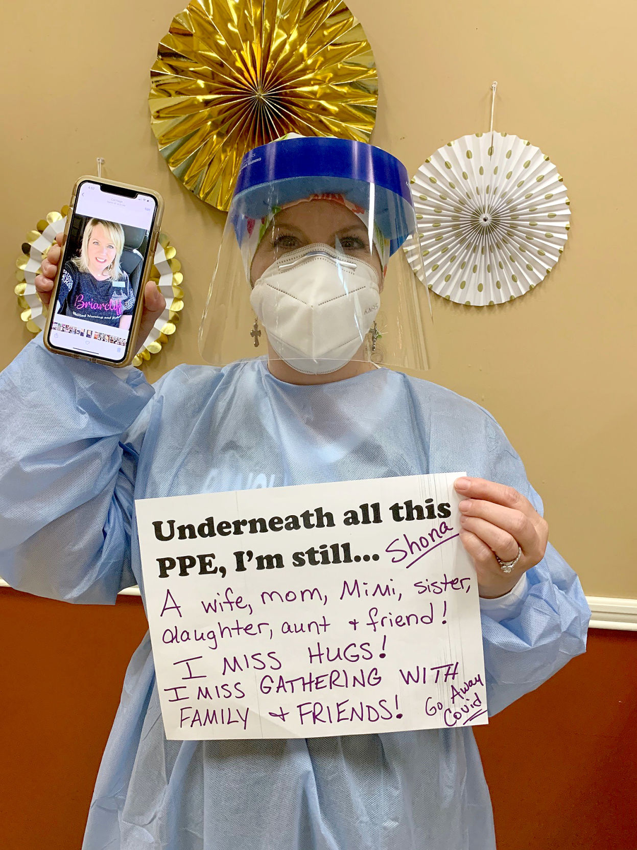 Briarcliff staff in PPE